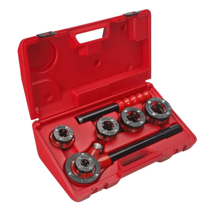 Coffret de Filière en Tôle Virax 1/2 à 1"1/4 avec Bras REF 136270