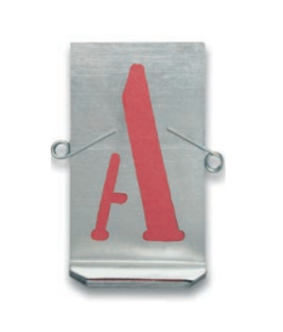 Lettres alphabet en zinc - Jeu de 27 lettres Vigueur - 605