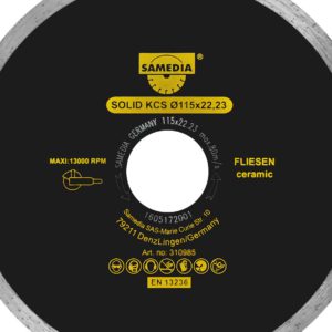 Disque diamant céramique SAMEDIA