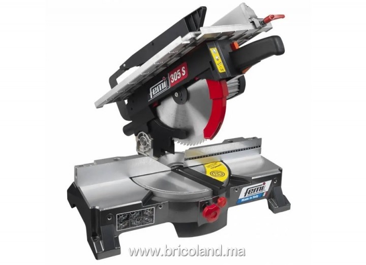 Tronçonneuse aluminium 305S – Scie à onglet 1400W Ø305 mm